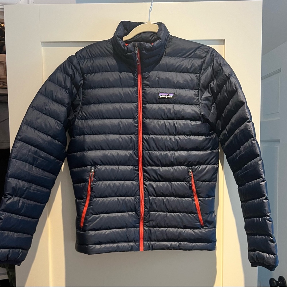 Patagonia Men’s Sweater Jacket - Navy Blue size S